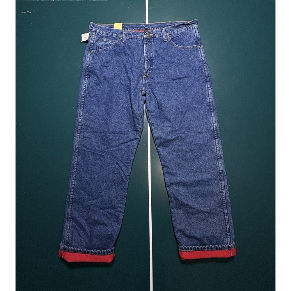 Wrangler Rugged Wear Thermal Jeans Thinsulate Insulation 3M Men's Size 38x30 NWT